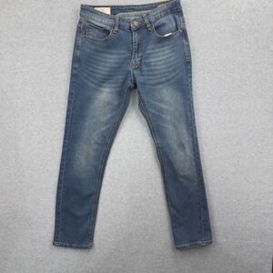 Across the Pond Jeans Mens 30x30 Blue Signature Line Slim Fit Denim